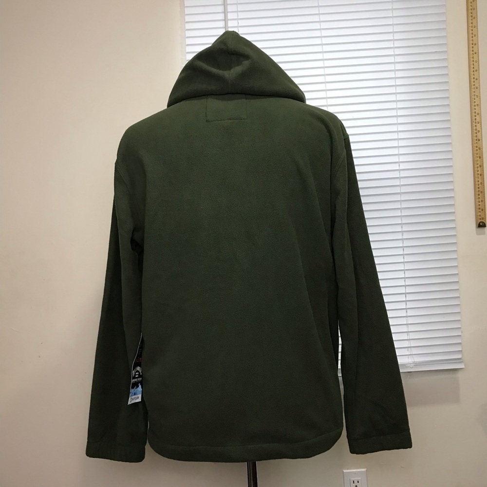 Billabong Furnace Fleece Hoodie Men’s Size M Color Green Kangaroo Pocket NWT - Picture 14 of 16